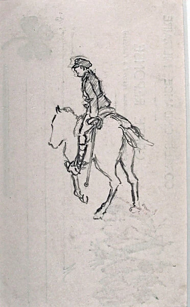 An Officer on his horse