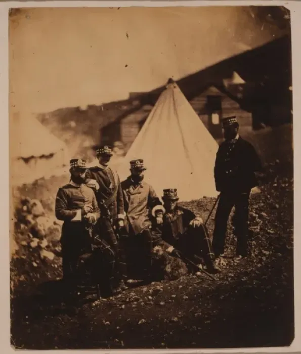 Framed Print : Officers of the 71st Regiment