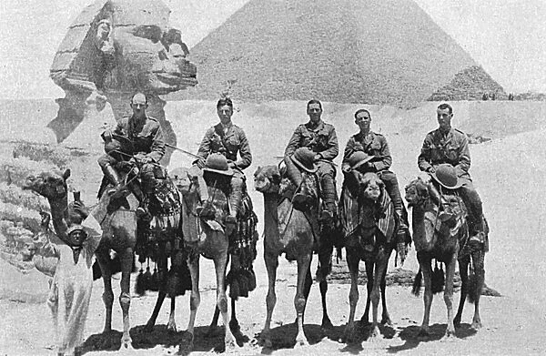 Officers of the Camelry Unit in Egypt