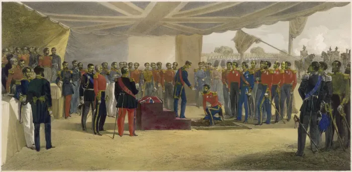 Framed Print : OFFICERS DECORATED Framed Print : OFFICERS DECORATED