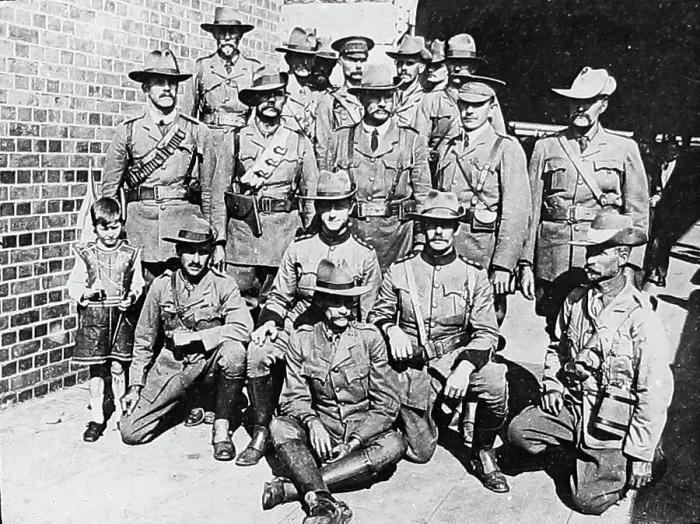 Framed Print : Officers of the Loyal Legions in South Africa during WW1 Framed Print : Officers of the Loyal Legions in South Africa during WW1