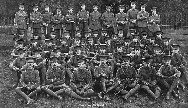 Officers Training Corps, Harrow School, WW1