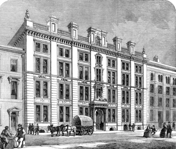Framed Print : Offices and Sales-Rooms, Mincing Lane, London, 1860 Framed Print : Offices and Sales-Rooms, Mincing Lane, London, 1860