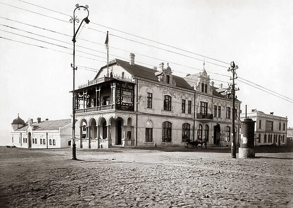 The offices of Schwartzkopf and Co, Tsingtau, China, circa 1