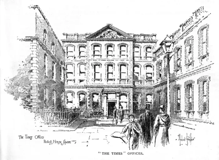 Framed Print : Offices of The Times Framed Print : Offices of The Times