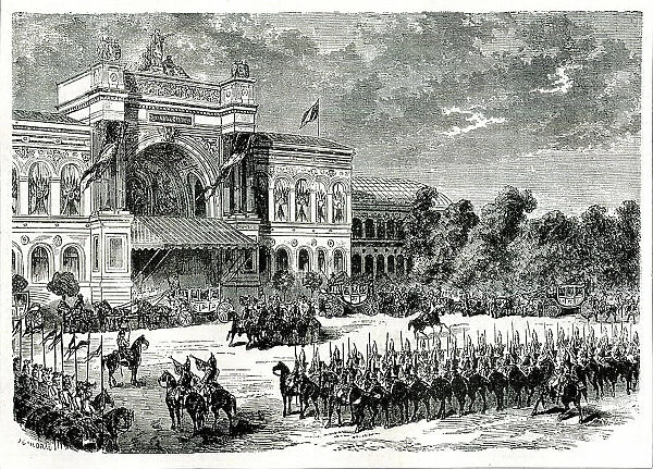 Official opening of the Paris Exhibition of 1867