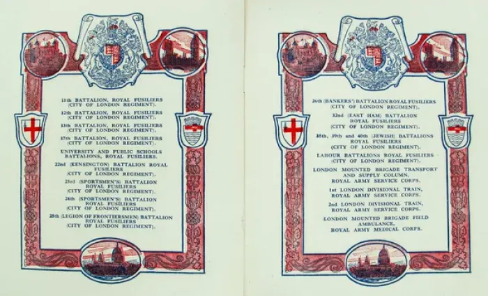 Framed Print : Official programme - Triumphal March of the London Troops Framed Print : Official programme - Triumphal March of the London Troops