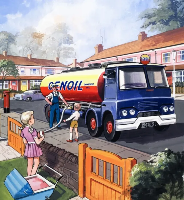 Framed Print : Oil Delivery Framed Print : Oil Delivery