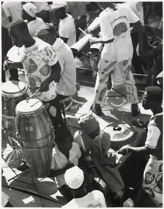 Framed Print : An oil drum band playing festive music at the annual Port of Spain Carnival, Trinidad, West Indies. Date: 1968 Framed Print : An oil drum band playing festive music at the annual Port of Spain Carnival, Trinidad, West Indies. Date: 1968