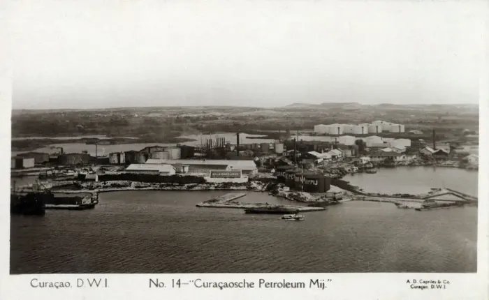 Framed Print : Oil Refinery at Curacao, a Dutch Caribbean island Framed Print : Oil Refinery at Curacao, a Dutch Caribbean island