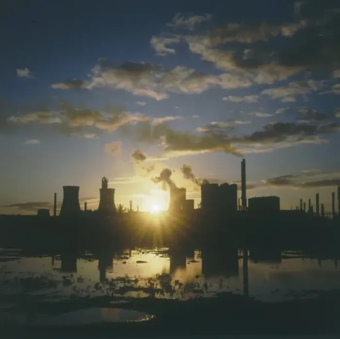 Framed Print : Oil Refinery Sunset Framed Print : Oil Refinery Sunset