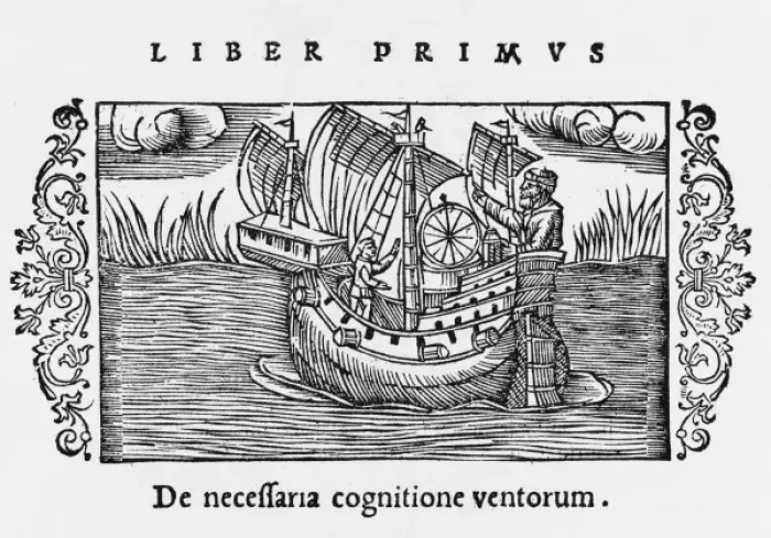Framed Print : Olaus Magnus / Navigation Framed Print : Olaus Magnus / Navigation