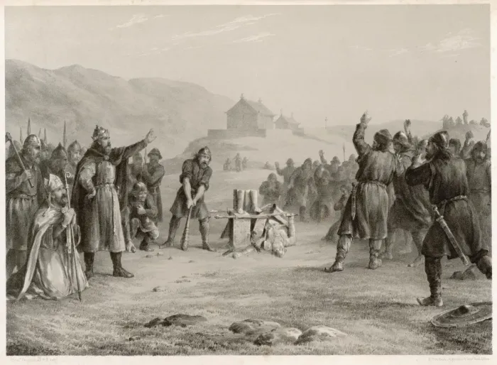 Framed Print : Olav II Converts People Framed Print : Olav II Converts People