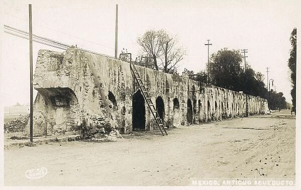 Old aqueduct, Mexico City, Mexico