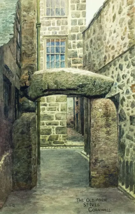 Framed Print : Old Arch, St Ives, Cornwall Framed Print : Old Arch, St Ives, Cornwall