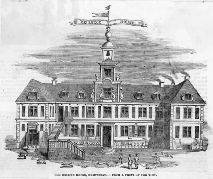 Framed Print : Old Belsize House Framed Print : Old Belsize House