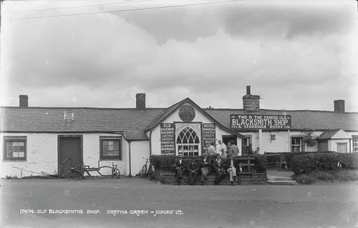 Framed Print : The Old Blacksmith Shop in Gretna Green
