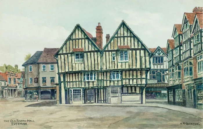 Framed Print : Old Booth Hall, Evesham, Worcestershire Framed Print : Old Booth Hall, Evesham, Worcestershire