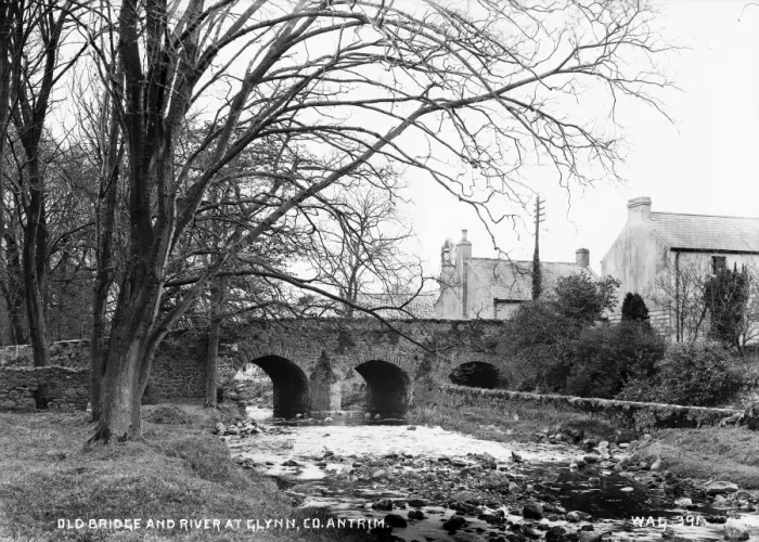 Framed Print : Old Bridge and River at Glynn, Co Antrim Framed Print : Old Bridge and River at Glynn, Co Antrim