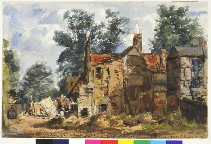 Framed Print : The Old Buildings, South Kensington Museum Framed Print : The Old Buildings, South Kensington Museum