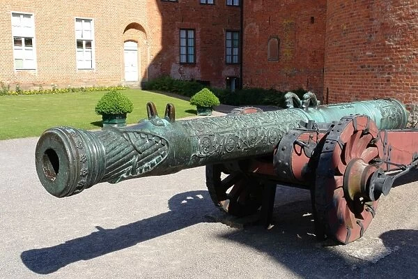 Old cannon, Gripsholm Castle, Mariefred, Sweden