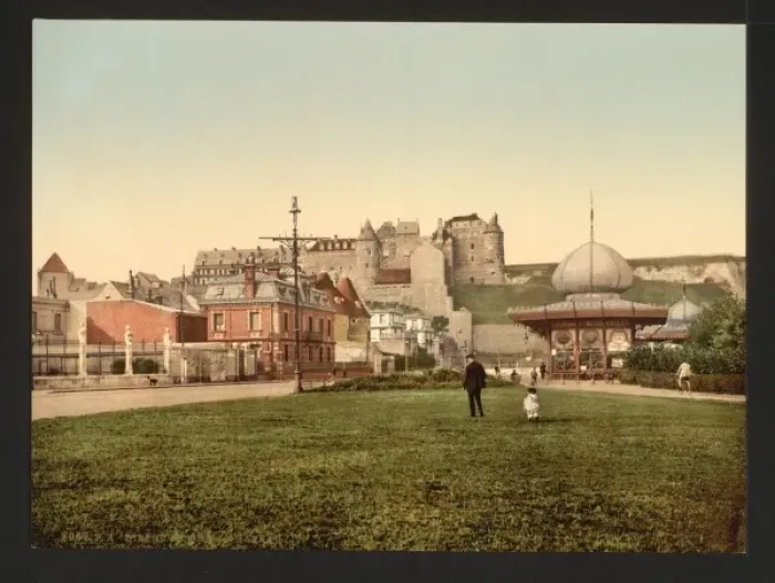 Framed Print : Old castle, Dieppe, France Framed Print : Old castle, Dieppe, France