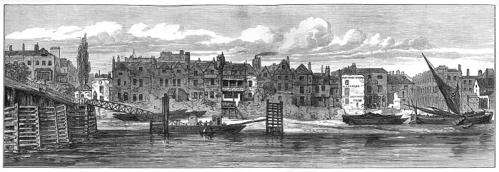 Framed Print : Old Chelsea riverside, London Framed Print : Old Chelsea riverside, London