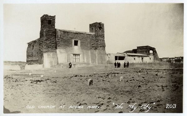 Old church at Acoma, New Mexico, USA