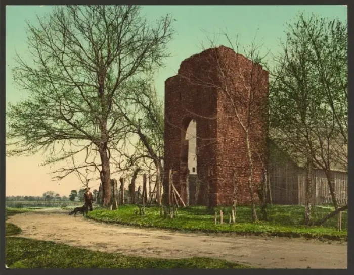 Framed Print : Old Church at Jamestown, Virginia Framed Print : Old Church at Jamestown, Virginia