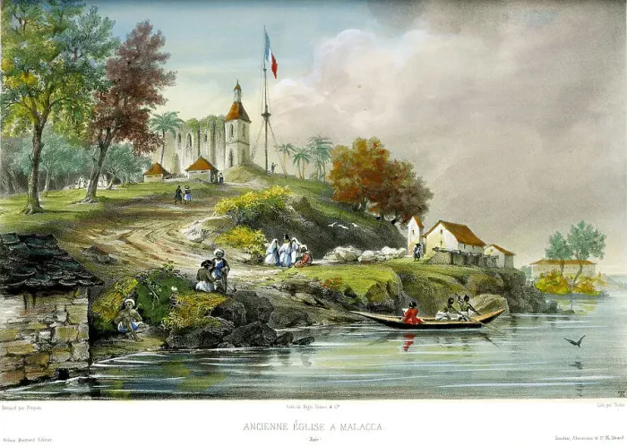 Framed Print : Old Church At Malacca Framed Print : Old Church At Malacca