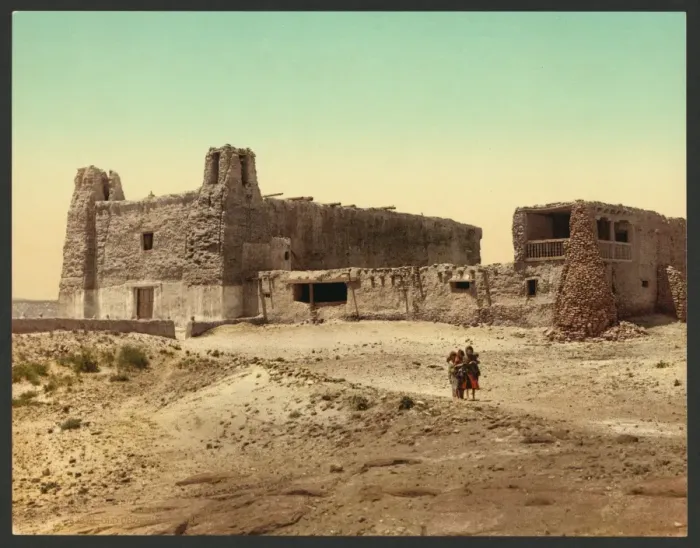 Framed Print : Old church at pueblo of Acoma, N. M Framed Print : Old church at pueblo of Acoma, N. M