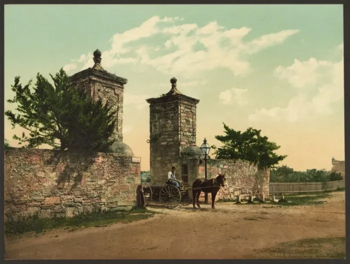 Framed Print : Old City Gate, St. Augustine Framed Print : Old City Gate, St. Augustine