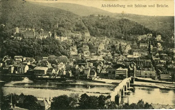 Framed Print : The Old City, Heidelberg, Karlsruhe Framed Print : The Old City, Heidelberg, Karlsruhe