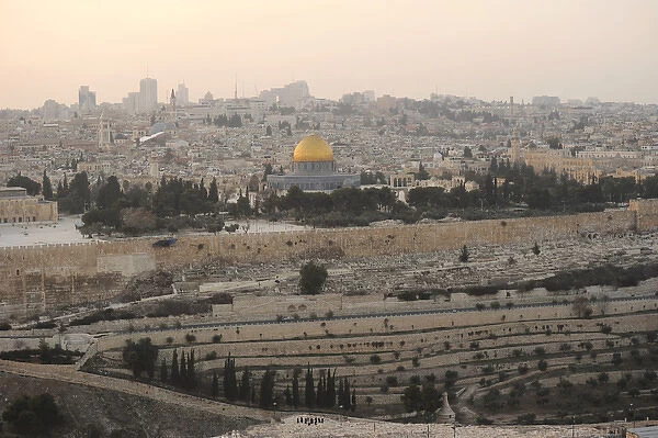Old City of Jerusalem. Temple Mount. Al-Aqsa Mosque, Dome of