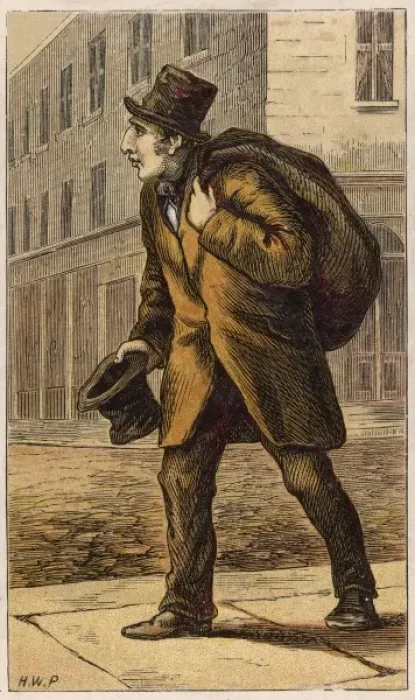 Framed Print : Old Clo Man (Petherick) Framed Print : Old Clo Man (Petherick)