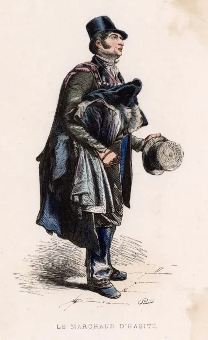 Framed Print : OLD CLOTHES DEALER 1850 Framed Print : OLD CLOTHES DEALER 1850