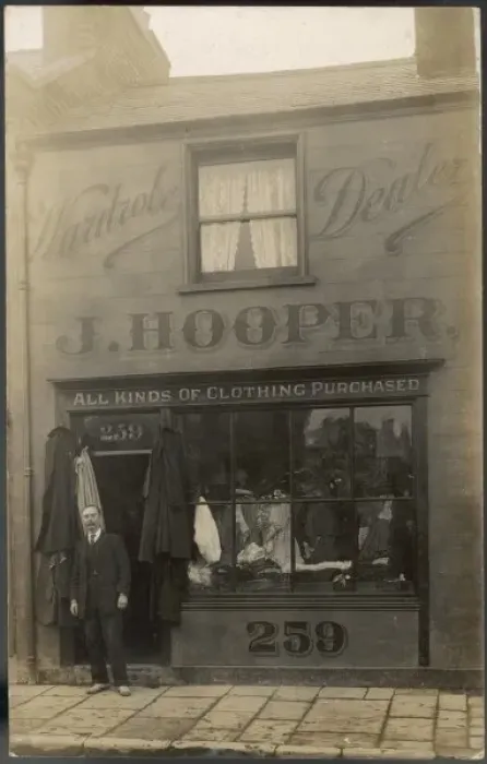 Framed Print : Old Clothes Shop / Photo Framed Print : Old Clothes Shop / Photo