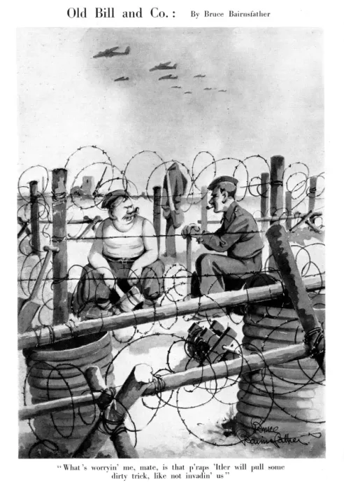 Framed Print : Old Bill and Co. July 1940 Framed Print : Old Bill and Co. July 1940