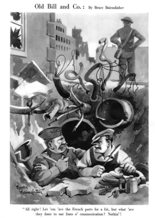 Framed Print : Old Bill and Co. October 1940 Framed Print : Old Bill and Co. October 1940