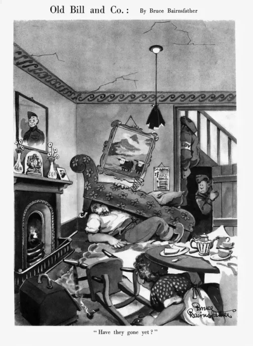 Framed Print : Old Bill and Co. September 1940 Framed Print : Old Bill and Co. September 1940