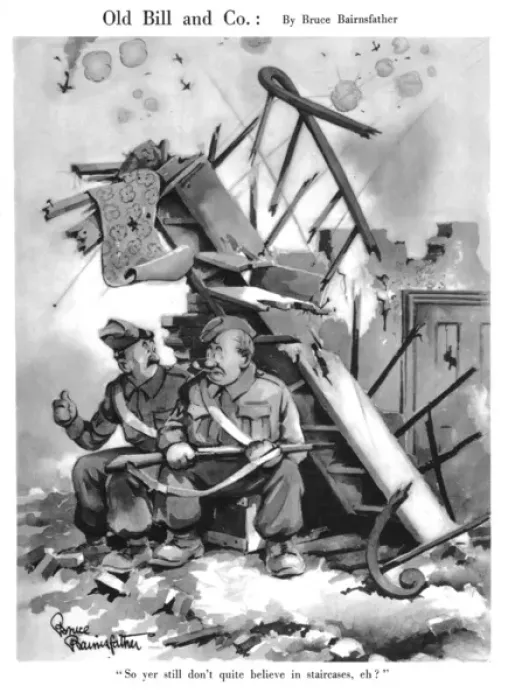 Framed Print : Old Bill and Co. September 1940 Framed Print : Old Bill and Co. September 1940