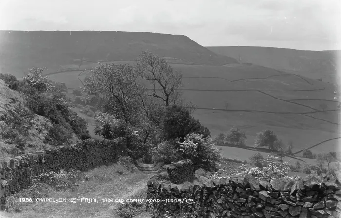Framed Print : The Old Combe Road Framed Print : The Old Combe Road