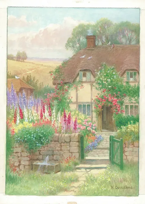 Framed Print : An Old Cottage near Chipping Campden Framed Print : An Old Cottage near Chipping Campden