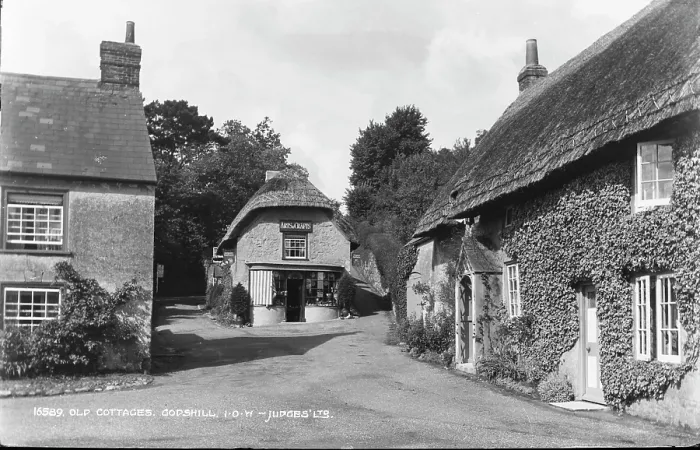 Framed Print : Old Cottages in Godshill Framed Print : Old Cottages in Godshill