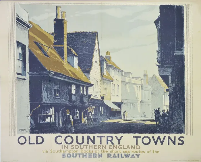 Framed Print : Old Country Towns