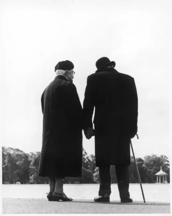 Framed Print : An Old Couple Framed Print : An Old Couple