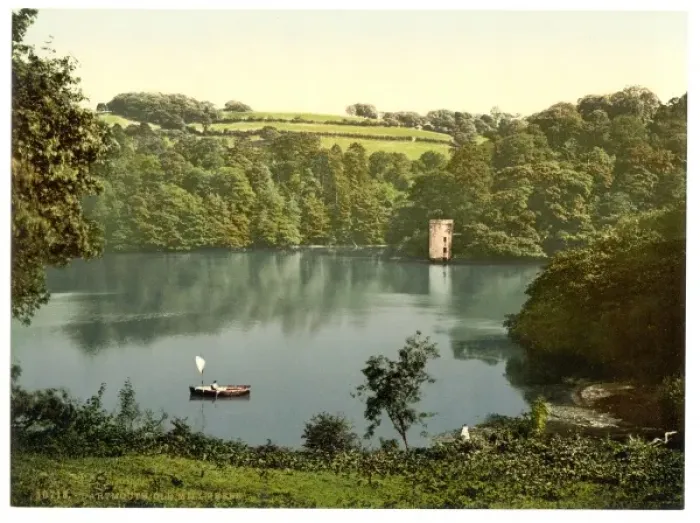Framed Print : Old Mill Creek, Dartmouth, England
