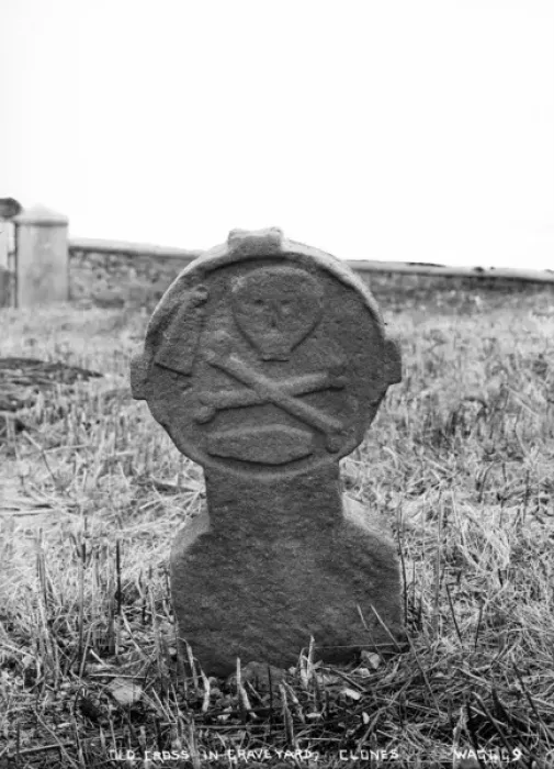 Framed Print : Old Cross in Graveyard, Clones Framed Print : Old Cross in Graveyard, Clones