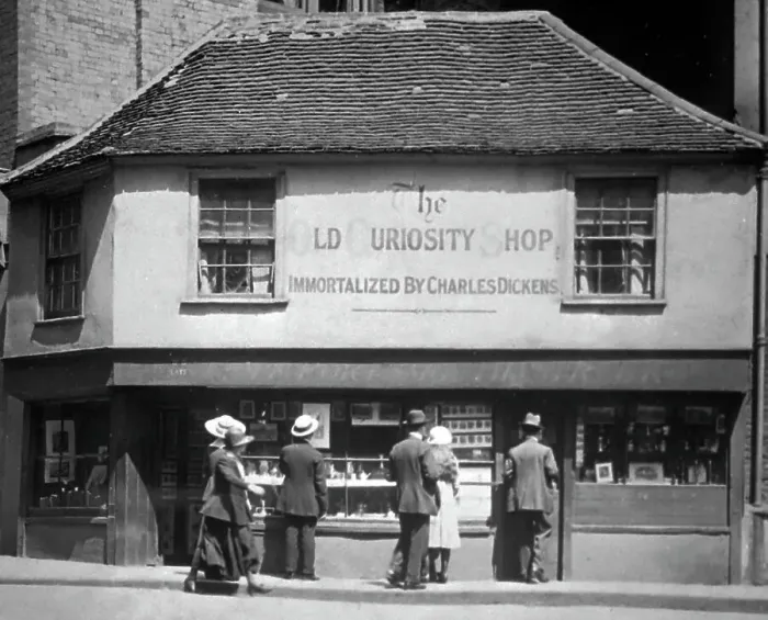 Framed Print : The Old Curiosity Shop, London, early 1900s Framed Print : The Old Curiosity Shop, London, early 1900s