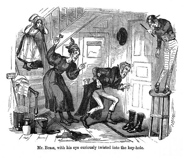The Old Curiosity Shop, Mr Brass at the keyhole